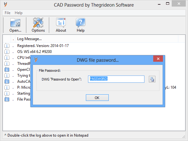 Click to view CAD Password 1.2 screenshot